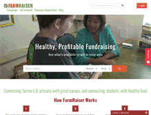 Tablet Screenshot of farmraiser.com